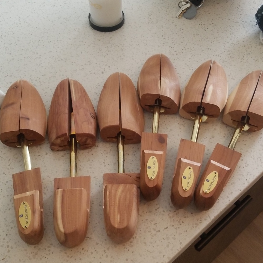 2 Norstrom Shoe Trees and 1 Generic